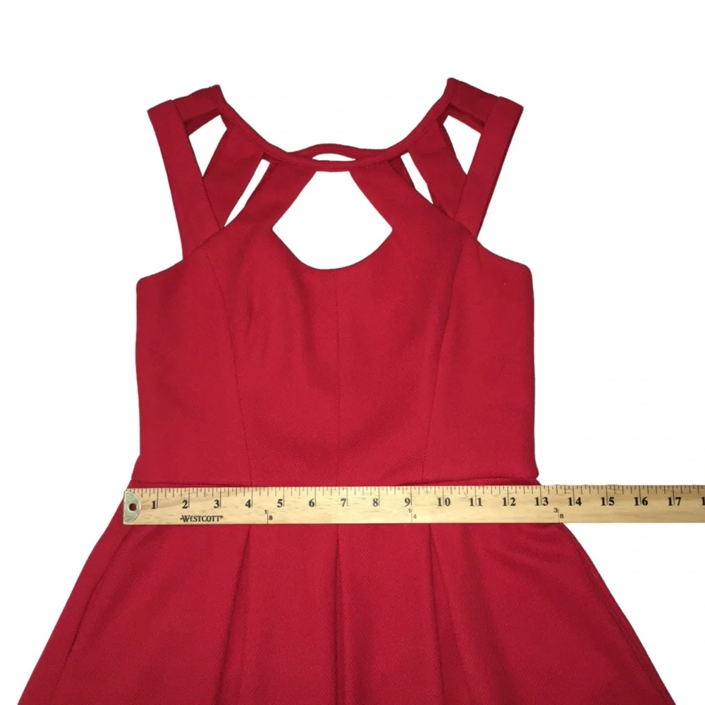 Betsey Johnson Red Cage Top Party Event Dress - Women’s 2 - Picture 4 of 14